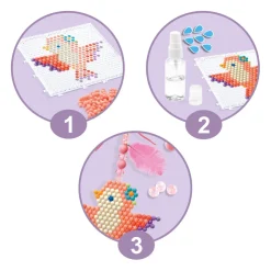 Helmiaskartelusetti söpöt eläimet Artistic Aqua Djeco