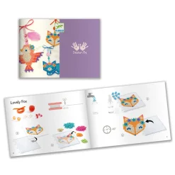 Helmiaskartelusetti söpöt eläimet Artistic Aqua Djeco