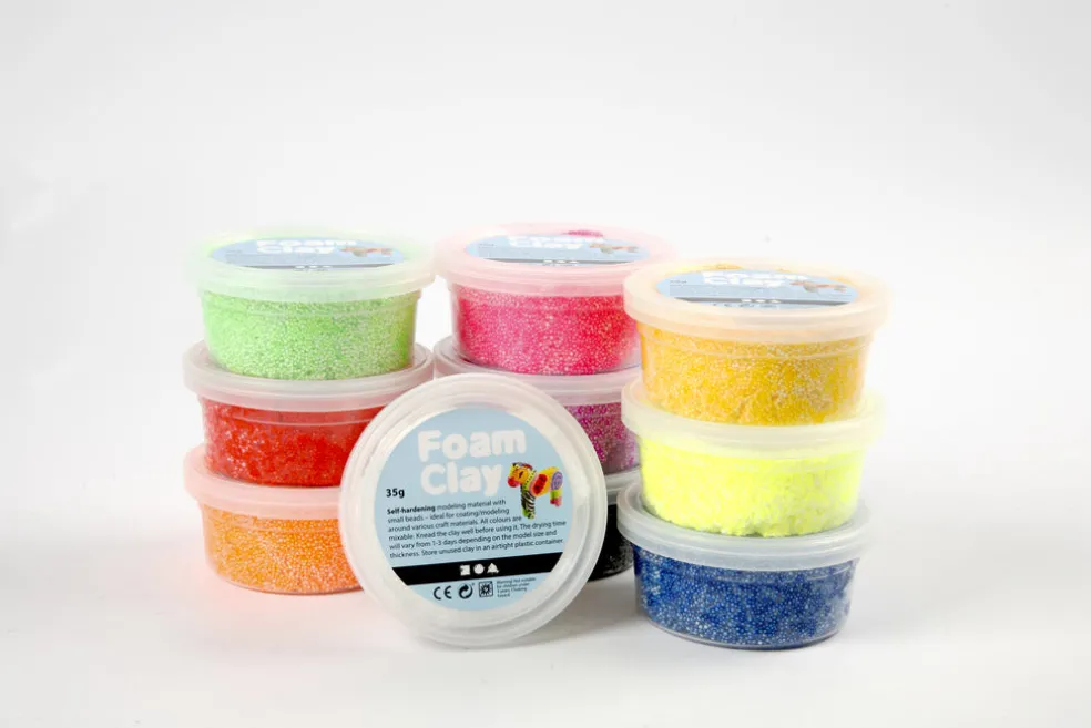 Helmimassa 10 värin lajitelma