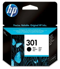 HP 301 musta inkjetväri