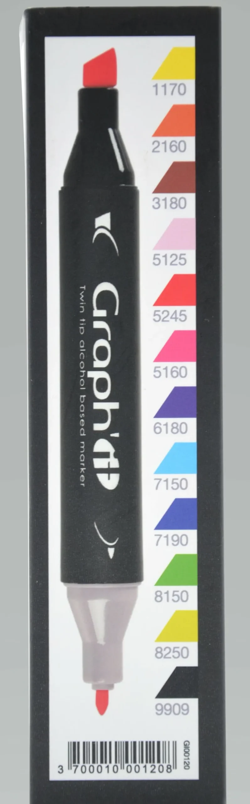 Huopakynä 12 kpl Classic Graph'it