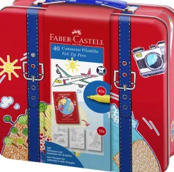 Huopakynä 40 kpl Connector matkalaukussa Faber-Castell