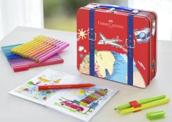 Huopakynä 40 kpl Connector matkalaukussa Faber-Castell