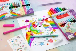 Huopakynä 10+3 kpl yksisarvinen Faber-Castell