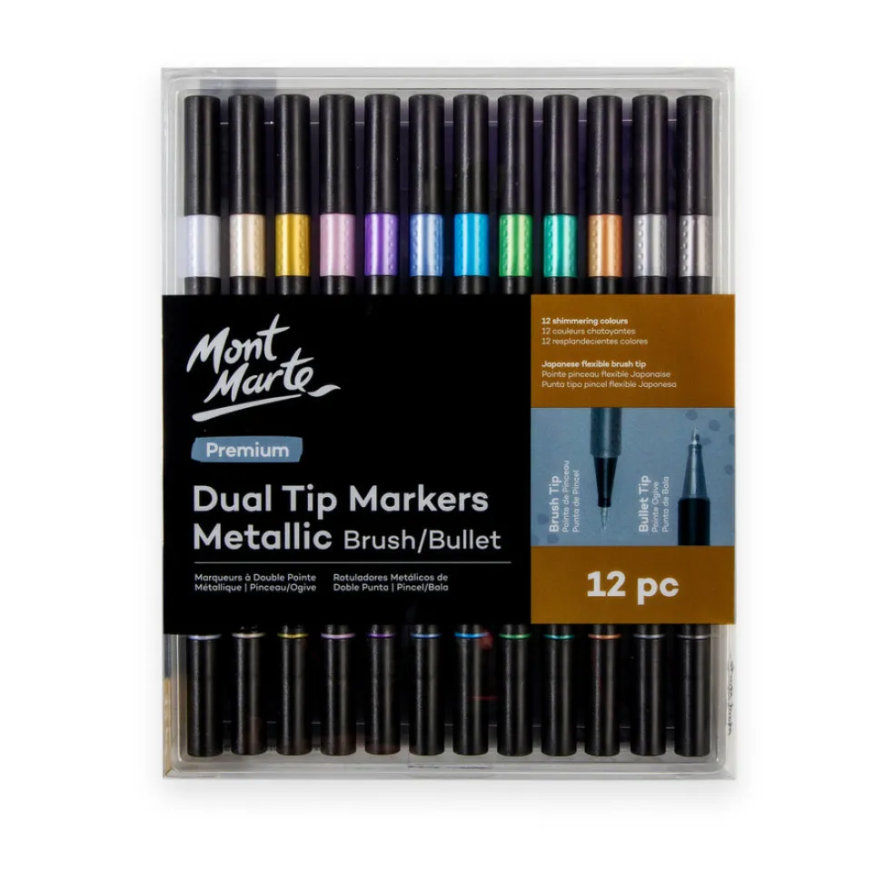 Huopakynä kaksoiskärki 12 kpl Mont Marte