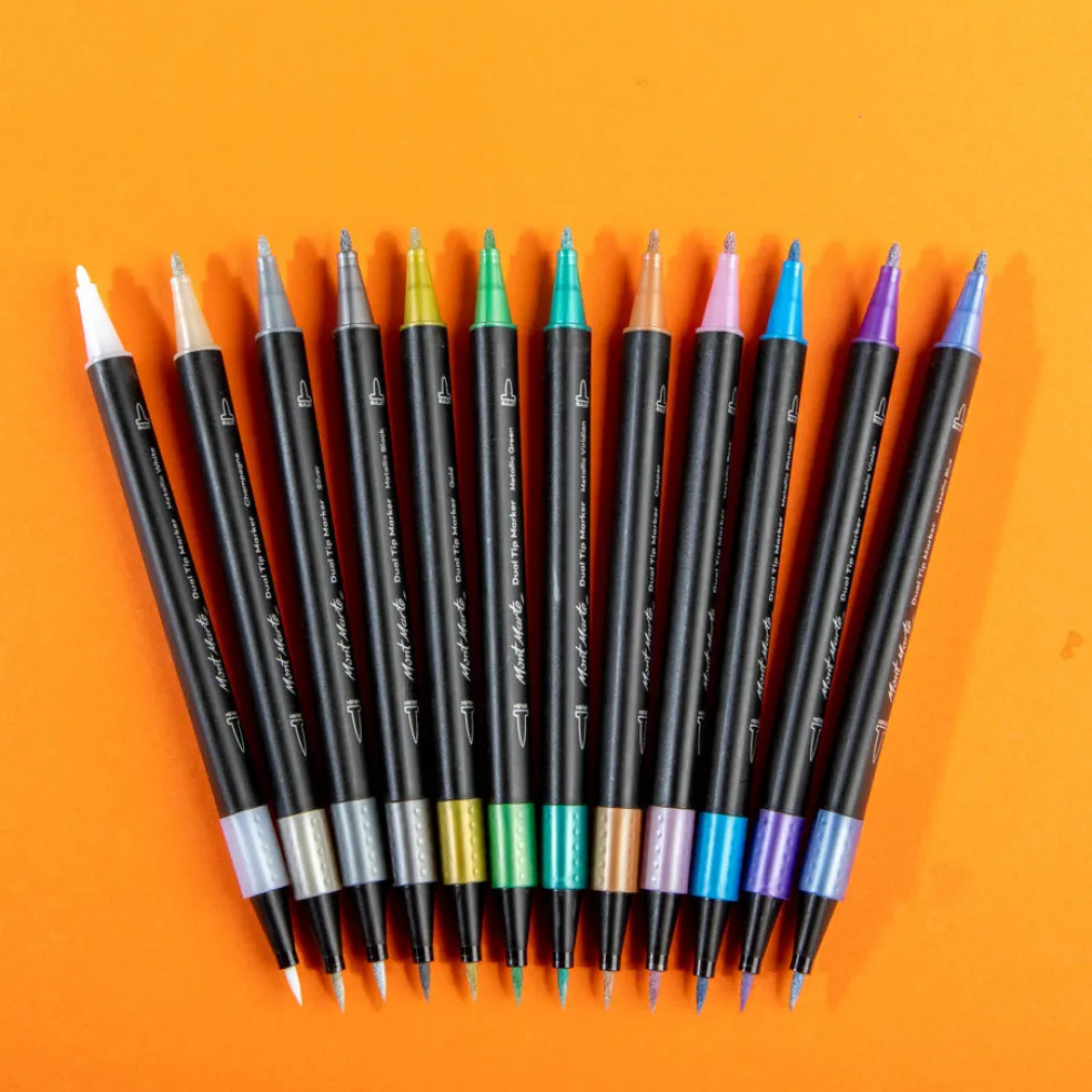 Huopakynä kaksoiskärki 12 kpl Mont Marte