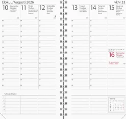 Interplano musta muovikansi (kaksikielinen) 2026