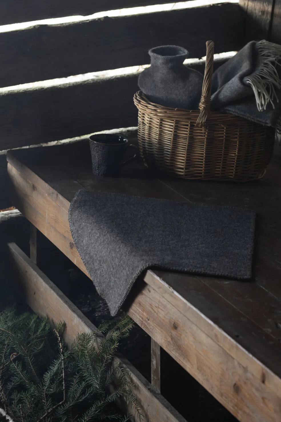 Istuinalunen Lapuan Kankurit Arvo 46x46cm luonnon ruskea