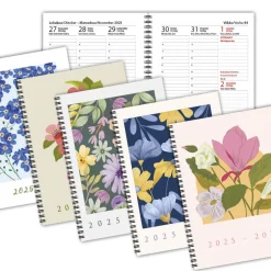 Kalenterikirja A5 2025-2026, lajitelma