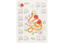 Kalenteripyyhe Winteria Käärmeen vuosi 2025 50x70cm