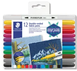 Kangastussi 12 kpl peittävä kakspäinen, Staedtler