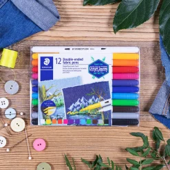 Kangastussi 12 kpl peittävä kakspäinen, Staedtler