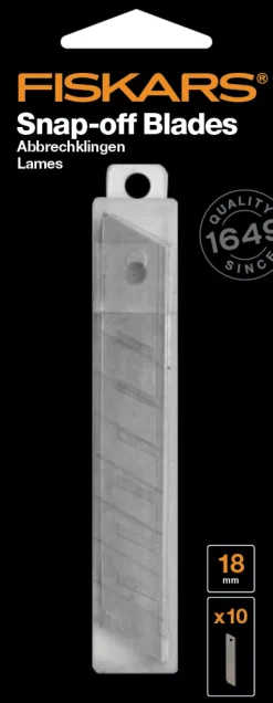 Katkoteräveitsen varaterät 18mm/10 kpl Fiskars