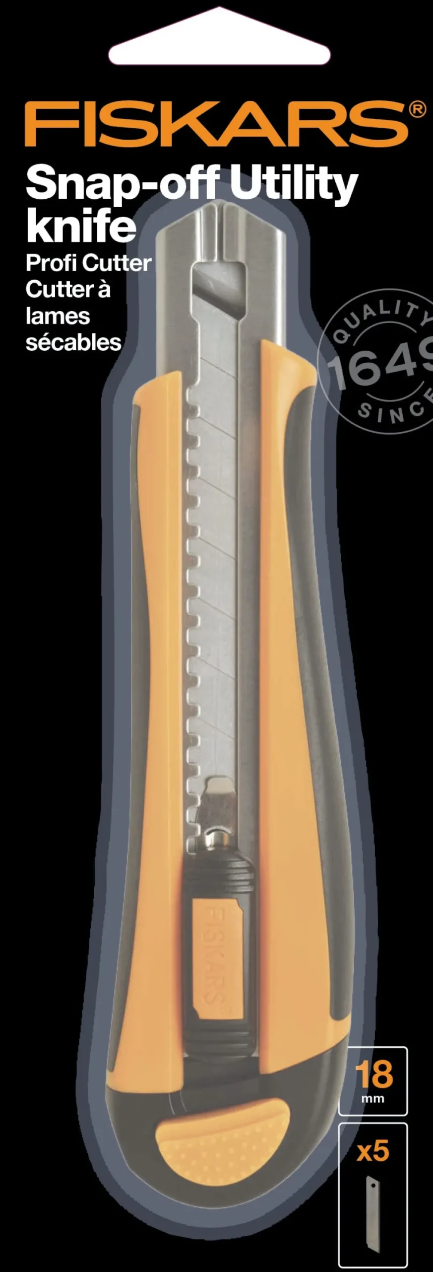 Katkoteräveitsi grip 18 mm Fiskars