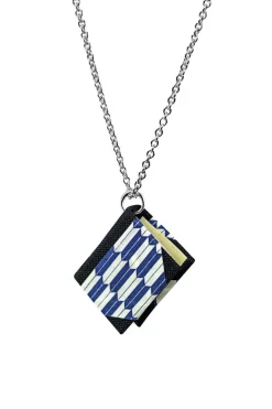 Kaulakoru miniatyyri kirja käsinsidottu, hopeaketjulla