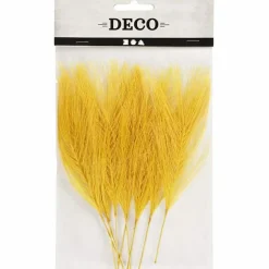 Keinotekoiset höyhenet 10kpl keltainen