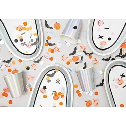 Kertakäyttölautanen n. 19x30cm/12 kpl haamu Rico Design