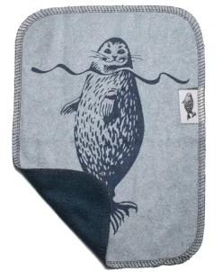 Kestotiskirätti Suomen Luonnonsuojeluliitto Retrologo mustikansininen