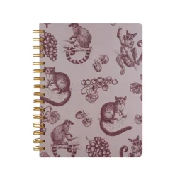 Kierremuistikirja makiapina 16,3x21,5cm Victorias Journal