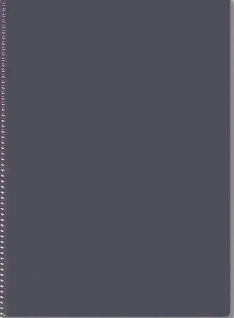 Kierrevihko muovikantinen A5/80 ruudut 7 x 7 mm musta