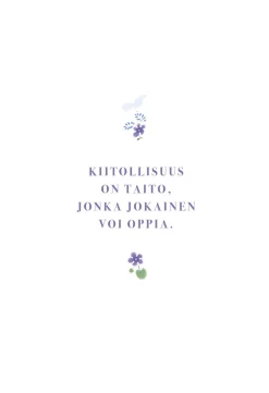 Kiitollisuuspäiväkirja
