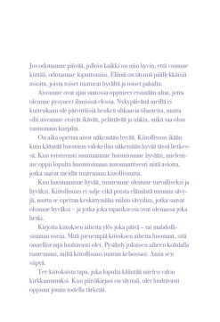 Kiitollisuuspäiväkirja