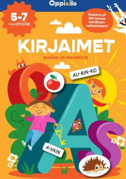 KIRJAIMET puuha- ja tarrakirja 5-7 v