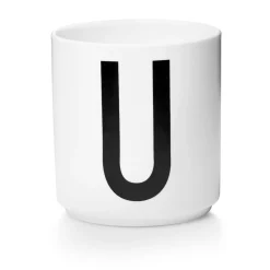 Kirjainmuki U, Design Letters valkoinen