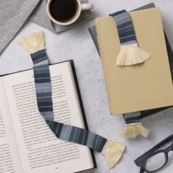 Kirjanmerkki Book Scarf Grey & Cream