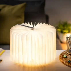 Kirjavalo Gingko Smart Book Light Large, harmaa pellava