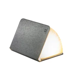 Kirjavalo Gingko Smart Book Light Large, harmaa pellava