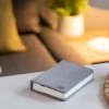 Kirjavalo Gingko Smart Book Light Mini, harmaa pellava