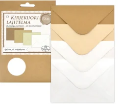 Kirjekuori Eko C6 20kpl/pkt lajitelma