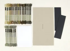 Kirjontapakkaus kirjanmerkki Mona Lisa DMC