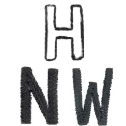 Kirjontasetti Aakkoset Rico Design