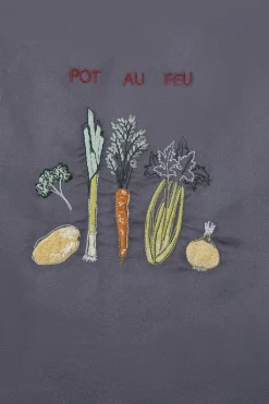 Kirjontasetti esiliina DMC