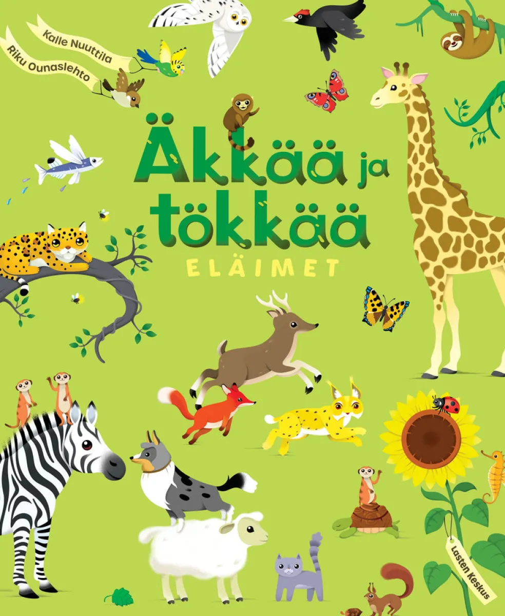 Äkkää ja tökkää - Eläimet