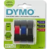 Kohokirjoitin teippi Dymo 9mm Punainen/Sininen/Musta