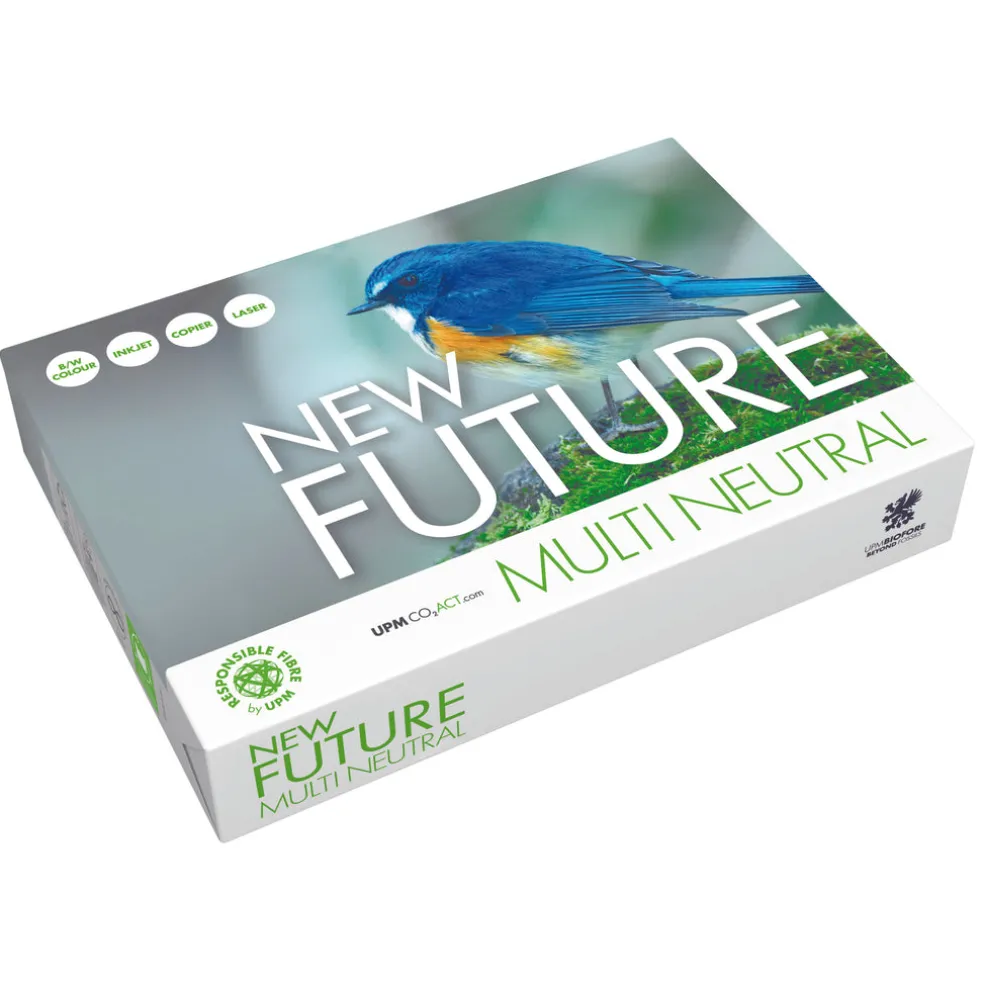 Kopiopaperi A4/500 80g valkoinen UPM New Future Multi Neutral