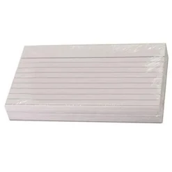 Kortistokortti A6/100kpl nro2 valkoinen