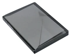 Kortti + kuoret 5+5 A6/C6, hohtava harmaa