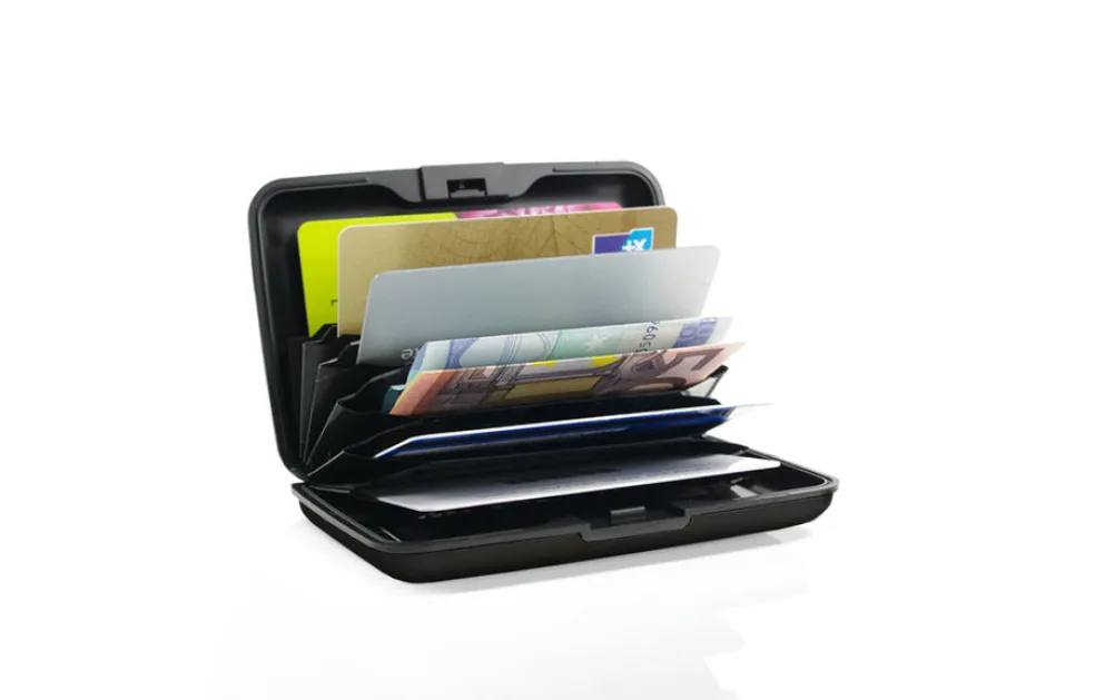 Korttilompakko RFID-suojattu Ögon Smart case musta