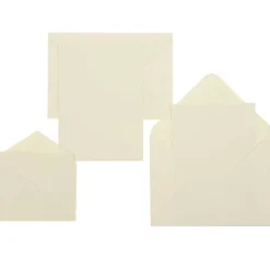 Korttipohja ja kirjekuori A7/15 kpl luonnonvalkoinen Rico Design