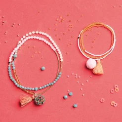 Korutarvike pompons 2 kpl neonpinkki Rico Design