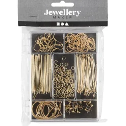 Korutarvikkeet kullanväriset