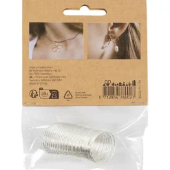 Koruvaijeri 1mm/2,5m hopeanvärinen