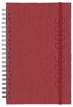 Koulukalenteri Basic 25-26 18kk punainen