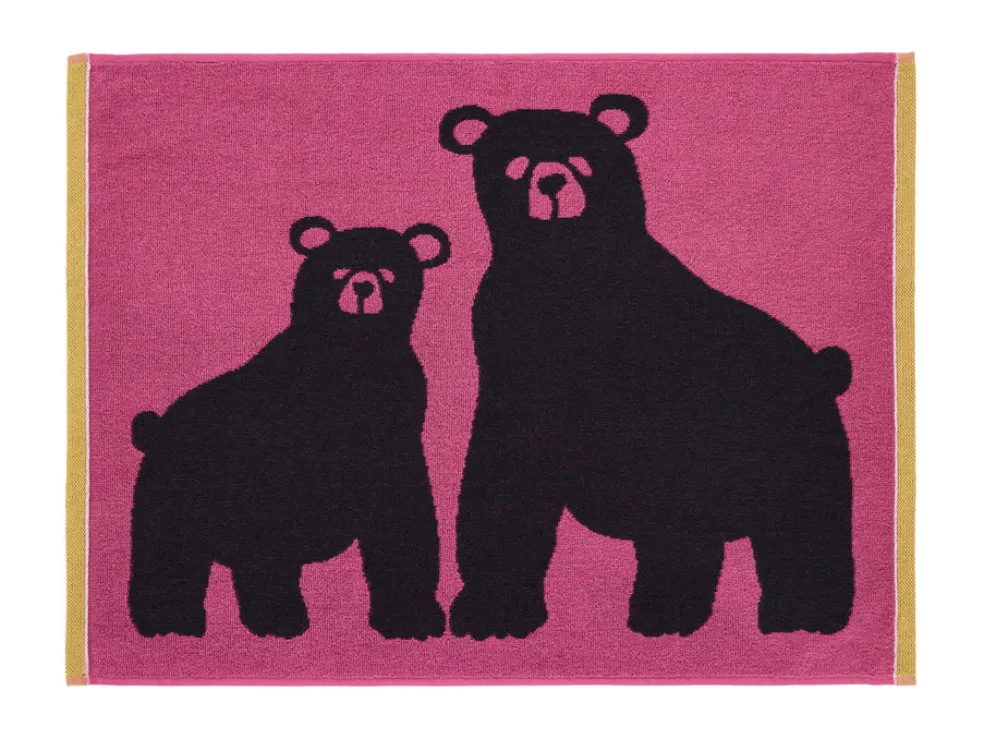 Käsipyyhe Finlayson Otso roosa/vihreä 50x70