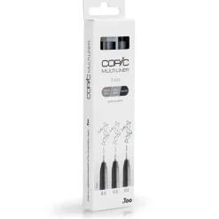 Kuitukärkikynä Copic Multiliner 3kpl, värilliset 0,5