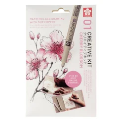 Kuitukärkikynäsetti Creative Kit Cherry Blossom Sakura